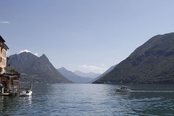 Boat to Gandria on Lake Lugano