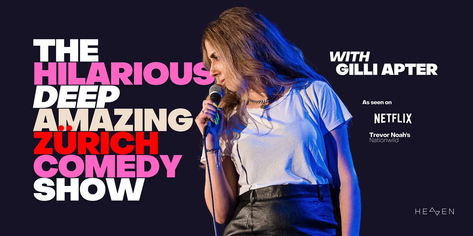 Comedy with Gilli Apter at Heaven